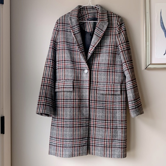 Plaid coat Zara - Picture 1 of 2